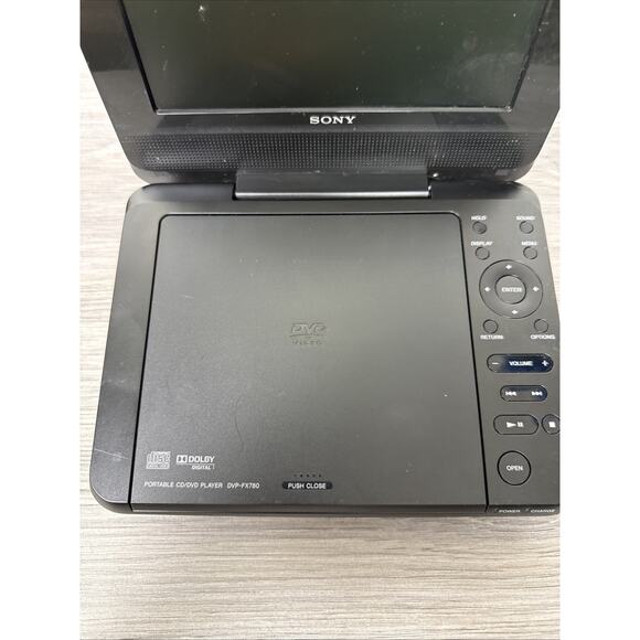 Sony DVP-FX780 Portable DVD Player with Screen (7") UNTESTED NO CHARGER - Picture 3 of 10